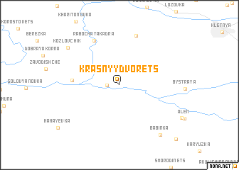 map of Krasnyy Dvorets