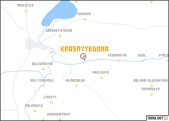 map of Krasnyye Doma