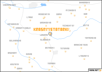 map of Krasnyye Tatarki