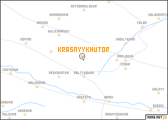 map of Krasnyy Khutor