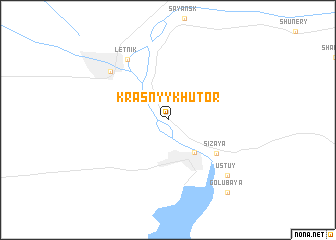 map of Krasnyy Khutor