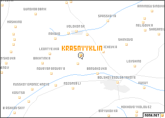 map of Krasnyy Klin