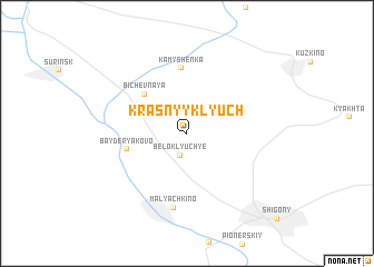 map of Krasnyy Klyuch