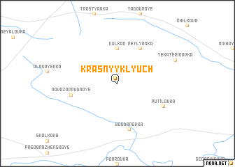 map of Krasnyy Klyuch