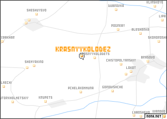 map of Krasnyy Kolodez\
