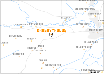 map of Krasnyy Kolos