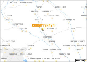 map of Krasnyy Krym