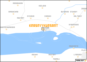 map of Krasnyy Kursant