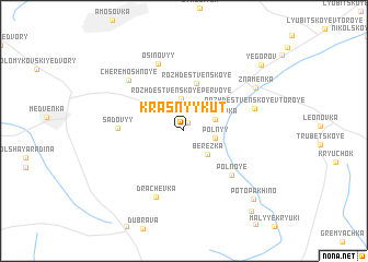 map of Krasnyy Kut