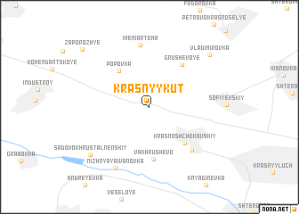 map of Krasnyy Kut