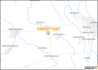 map of Krasnyy Kut