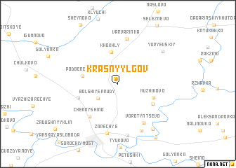 map of Krasnyy L\