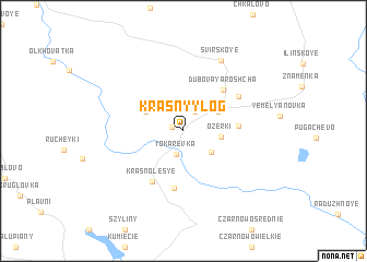 map of Krasnyy Log