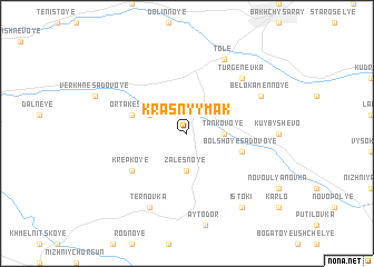 map of Krasnyy Mak