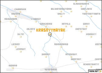 map of Krasnyy Mayak