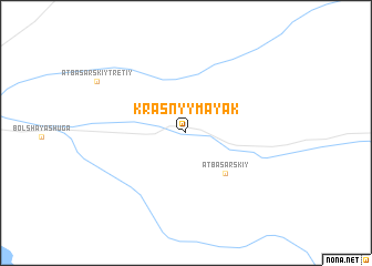 map of Krasnyy Mayak