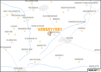 map of Krasnyy May