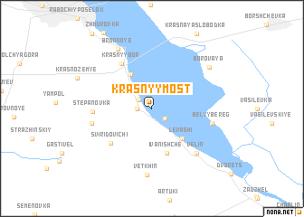 map of Krasnyy Most