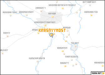 map of Krasnyy Most