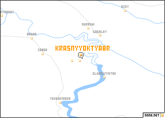 map of Krasnyy Oktyabr\