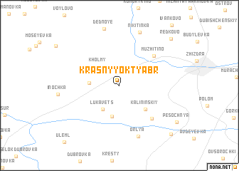 map of Krasnyy Oktyabr\