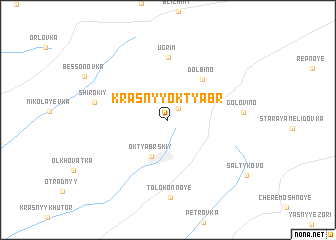 map of Krasnyy Oktyabr\