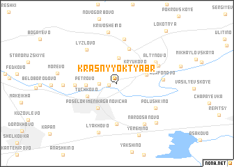 map of Krasnyy Oktyabr\