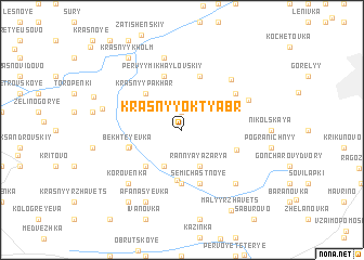 map of Krasnyy Oktyabr\