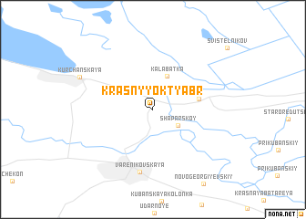 map of Krasnyy Oktyabr\