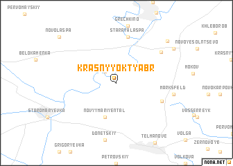 map of Krasnyy Oktyabrʼ