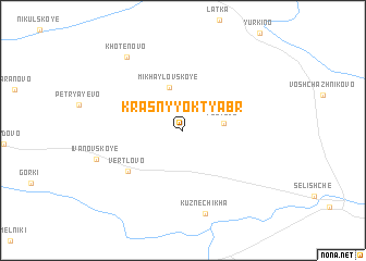 map of Krasnyy Oktyabr\