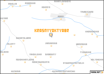map of Krasnyy Oktyabr\