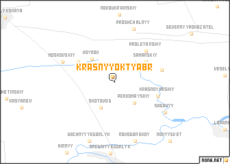 map of Krasnyy Oktyabr\