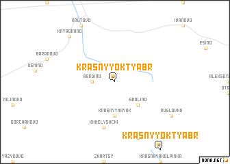 map of Krasnyy Oktyabr\