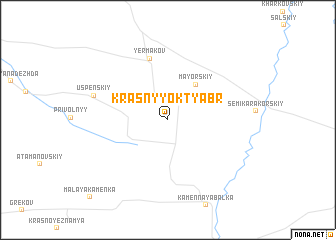 map of Krasnyy Oktyabr\
