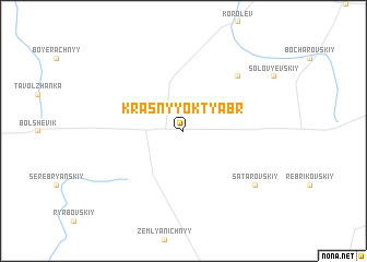 map of Krasnyy Oktyabr\