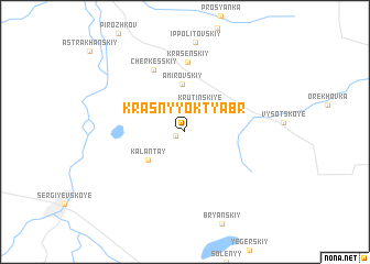 map of (( Krasnyy Oktyabr\