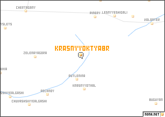 map of Krasnyy Oktyabr\