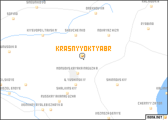 map of Krasnyy Oktyabr\