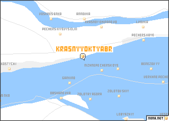 map of Krasnyy Oktyabr\