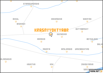 map of Krasnyy Oktyabr\