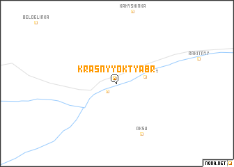 map of Krasnyy Oktyabr\