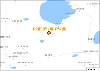 map of Krasnyy Oktyabr\