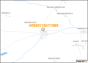 map of Krasnyy Oktyabr\