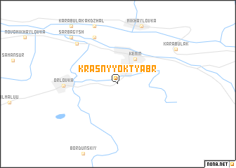 map of Krasnyy Oktyabrʼ