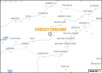 map of Krasnyy Pakhar\