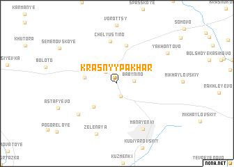 map of Krasnyy Pakhar\