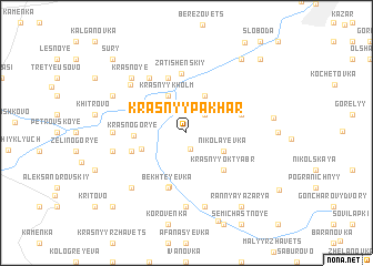 map of Krasnyy Pakhar\