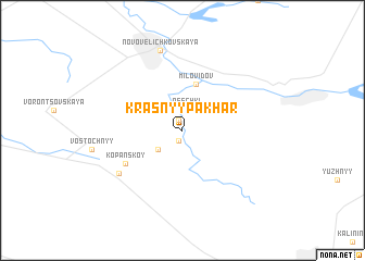 map of Krasnyy Pakhar\