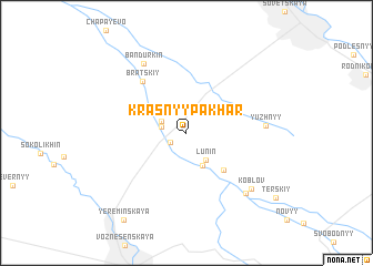 map of (( Krasnyy Pakhar\